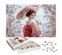 Jigsaw Puzzles for Adults 5000 Piece, Flower Jigsaw Puzzles for Adults, Japan Jigsaws 5000 Pieces with Box, Wooden Puzzle Challenging Game for the Whole for Women, Men, Wooden Puzzle for Gifts, -9055