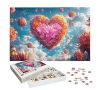 Jigsaw Puzzles for Adults 5000 Piece, Flower Jigsaw Puzzles for Adults, Love Jigsaws 5000 Pieces with Box, Wooden Puzzle Challenging Game for the Whole for Women, Men, Wooden Puzzle for Gifts, -9019