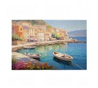 Jigsaw Puzzles for Adults 5000 Piece Flower Large Puzzle Boat, Difficult Challenging Family Games for The Whole for Women, Wooden Jigsaws with Gift Box Packaging, Home Room Decor 105x156cm D-623