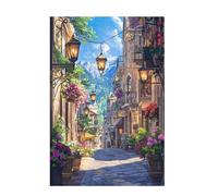 Jigsaw Puzzles for Adults 5000 Piece Flower Large Puzzle Mountain, Difficult Challenging Family Games for The Whole for Women, Wooden Jigsaws with Gift Box Packaging, Gifts for Women 105x156cm D-1205