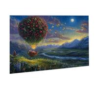 Jigsaw Puzzles for Adults 5000 Piece Hot Air Balloon Jigsaw Puzzle Colourful, Challenging Game Brainteasing Adult Jigsaws, The Whole 3D Jigsaw Gifts for Women, Men Beautiful Decoration Scenery K0F-789