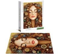 Jigsaw Puzzles for Adults 5000 Piece, Klimt Jigsaw Puzzles for Adults, Woman Jigsaws 5000 Pieces with Box, Wooden Puzzle Challenging Game for the Whole for Women, Men, Wooden Puzzle for Gifts H-5311