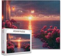 Jigsaw Puzzles for Adults 5000 Piece landscape Difficult Impossible Puzzle Educational Games Improve Memory Stress Reliever with Poster Included Compact Box any Occasion or Holiday U-15