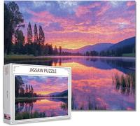 Jigsaw Puzzles for Adults 5000 Piece landscape Difficult Impossible Puzzle Educational Games Improve Memory Stress Reliever with Poster Included Compact Box any Occasion or Holiday M-1