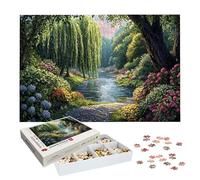 Jigsaw Puzzles for Adults 5000 Piece, Landscape Jigsaw Puzzles for Adults, Park Jigsaws 5000 Pieces with Box, Wooden Puzzle Challenging Game for Women/Men, Wooden Puzzle for Gifts, Home Decor, -8019