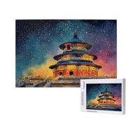 Jigsaw Puzzles for Adults 5000 Piece Landscape Jigsaw Puzzles for Adults with Gift Box 105x156 cm, Wooden Puzzle Attic Challenging Puzzle Games Home Decoration, for The Whole Family,p345t
