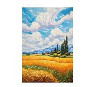 Jigsaw Puzzles for Adults 5000 Piece Landscape Large Puzzle Farm, Difficult Challenging Family Games for The Whole for Women, Wooden Jigsaws with Gift Box Packaging, Gifts for Women 105x156cm D-775