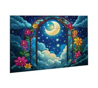 Jigsaw Puzzles for Adults 5000 Piece Moon Jigsaw Puzzle-Colourful, Challenging Game/Brainteasing Adult Jigsaws, The Whole 3D Jigsaw Gifts for Women, Men Beautiful Decoration-Scenery fr0-208