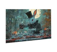 Jigsaw Puzzles for Adults 5000 Piece Moon Jigsaw Puzzle-Colourful, Challenging Game/Brainteasing Adult Jigsaws, The Whole 3D Jigsaw Gifts for Women, Men Beautiful Decoration-Rabbit fr0-22