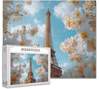 Jigsaw Puzzles for Adults 5000 Piece Paris Difficult Impossible Puzzle Educational Games Improve Memory Stress Reliever with Poster Included Compact Box the any Occasion or Holiday S-5