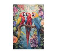 Jigsaw Puzzles for Adults 5000 Piece Parrot Large Puzzle Flower, Difficult Challenging Family Games for The Whole for Women, Wooden Jigsaws with Gift Box Packaging, Gifts for Women 105x156cm D-1305