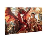 Jigsaw Puzzles for Adults 5000 Piece Queen Jigsaw Puzzle-Colourful, Challenging Game/Brainteasing Adult Jigsaws, The Whole 3D Jigsaw Gifts for Women, Men Beautiful Decoration-Dragon fr0-461