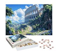 Jigsaw Puzzles for Adults 5000 Piece, Rome Jigsaw Puzzles for Adults, Landscape Jigsaws 5000 Pieces with Box, Wooden Puzzle Challenging Game for Women/Men, Wooden Puzzle for Gifts, Home Decor, -7197