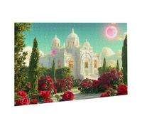 Jigsaw Puzzles for Adults 5000 Piece Rose Jigsaw Puzzle-Colourful, Challenging Game/Brainteasing Adult Jigsaws, The Whole 3D Jigsaw Gifts for Women, Men Beautiful Decoration-Palace fr0-621