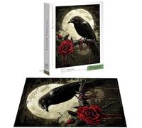 Jigsaw Puzzles for Adults 5000 Piece, Rose Jigsaw Puzzles for Adults, Crow Jigsaws 5000 Pieces with Box, Wooden Puzzle Challenging Game for the Whole for Women, Men, Wooden Puzzle for Gifts H-6423