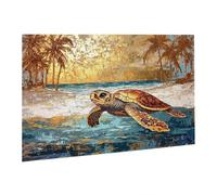 Jigsaw Puzzles for Adults 5000 Piece Sea Turtle Jigsaw Puzzle-Colourful, Challenging Game/Brainteasing Adult Jigsaws, The Whole 3D Jigsaw Gifts for Women, Men Beautiful Decoration-Beach fr0-1067