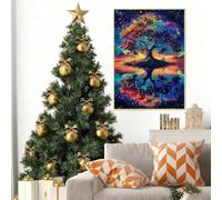 Jigsaw Puzzles for Adults 5000 Piece, Starry Sky Jigsaw Puzzles for Adults, Tree Jigsaws 5000 Pieces with Box, Wooden Puzzle Challenging Game for the Whole Women, Men, Wooden Puzzle for Gifts B-1997