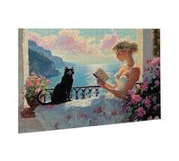 Jigsaw Puzzles for Adults 5000 Piece Woman Jigsaw Puzzle-Colourful, Challenging Game/Brainteasing Adult Jigsaws, The Whole 3D Jigsaw Gifts for Women, Men Beautiful Decoration-Cat fr0-351