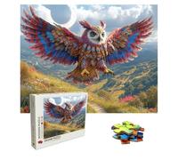 Jigsaw Puzzles for Adults 5000 Piece - Wooden Puzzles Animal, Large Challenging Jigsaw 5000 Piece, IQ Puzzle for Adults for Family Games, Home Decor & Relaxation, 61.6 X 41.5 Inch, Theme: Owl 8p-140