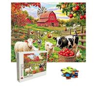 Jigsaw Puzzles for Adults 5000 Piece - Wooden Puzzles Farm, Large Challenging Jigsaw 5000 Piece, IQ Puzzle for Adults for Family Games, Home Decor & Relaxation, 61.6 X 41.5 Inch, Theme: Animal 8p-664