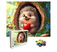 Jigsaw Puzzles for Adults 5000 Piece - Wooden Puzzles Hedgehog, Large Challenging Jigsaw 5000 Piece, IQ Puzzle for Adults for Family Games, Home Wall Decor, 61.6 X 41.5 Inch, Theme: Tree Hollow 8p-58