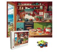 Jigsaw Puzzles for Adults 5000 Piece - Wooden Puzzles Kitchen, Large Challenging Jigsaw 5000 Piece, IQ Puzzle for Adults for Family Games, Home Decor & Relaxation, 61.6 X 41.5 Inch, Theme: Fruit 8p-49