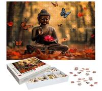 Jigsaw Puzzles for Adults 5000 Piece, Zen Jigsaw Puzzles for Adults, Butterfly Jigsaws 5000 Pieces with Box, Wooden Puzzle Challenging Game for the Whole for Women, Men, Wooden Puzzle for Gifts H-2359