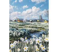 Jigsaw Puzzles For Adults 5000 Pieces Country Cottage, Challenging jigsaw puzzles 5000 pieces 61x41inch, Educational Game, Fun Activity for Home, for puzzle Lovers