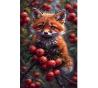 Jigsaw Puzzles for Adults 5000 Pieces, Fruit Foxes Puzzles for Adults 61x41.3 inch for Wall Decoration and Gifts
