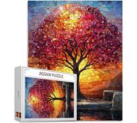 Jigsaw Puzzles for Adults 5000 Pieces, Jigsaws 5000 Pieces for Adults, Wooden Puzzle Challenging Game with Gift Box Packaging for Home Decor Bedroom Decor, Gifts for Man, Theme: Strange, Tree,Model522