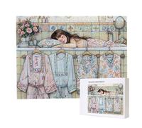 Jigsaw Puzzles for Adults 5000, Puzzle for Adults, Challenging Puzzle Educational Games, Puzzles Game for The Whole for Women, Gifts for Men, Home Decoration, Theme:（Bathroom Woman) z-952