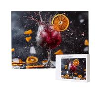 Jigsaw Puzzles for Adults 5000, Puzzle for Adults, Challenging Puzzle Educational Games, Puzzles Game for The Whole for Women, Gifts for Men, Home Decoration, Theme:（Fruit Red Wine) z-800