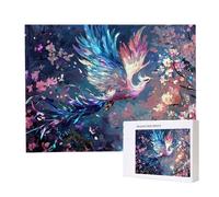 Jigsaw Puzzles for Adults 5000, Puzzle for Adults, Challenging Puzzle Educational Games, Puzzles Game for The Whole for Women, Gifts for Men, Home Decoration, Theme:（Flower Phoenix) z-350