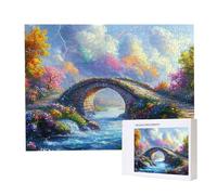 Jigsaw Puzzles for Adults 5000, Puzzle for Adults, Challenging Puzzle Educational Games, Puzzles Game for The Whole for Women, Gifts for Men, Home Decoration, Theme:（Scenic Bridge) z-214