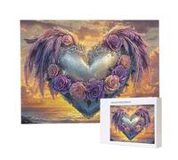 Jigsaw Puzzles for Adults 5000, Puzzle for Adults, Challenging Puzzle Educational Games, Puzzles Game for The Whole for Women, Gifts for Men, Home Decoration, Theme:（Love Angel) z-20