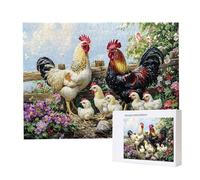 Jigsaw Puzzles for Adults 5000, Puzzle for Adults, Challenging Puzzle Educational Games, Puzzles Game for The Whole for Women, Gifts for Men, Home Decoration, Theme:（Farm Chicken) z-624