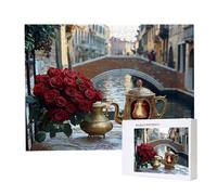 Jigsaw Puzzles for Adults 5000, Puzzle for Adults, Challenging Puzzle Educational Games, Puzzles Game for The Whole for Women, Gifts for Men, Home Decoration, Theme:（Rose Scenery) z-556