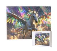 Jigsaw Puzzles for Adults 5000, Puzzle for Adults, Challenging Puzzle Educational Games, Puzzles Game for The Whole for Women, Gifts for Men, Home Decoration, Theme:（Aurora Unicorn) z-414