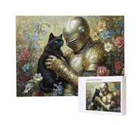 Jigsaw Puzzles for Adults 5000, Puzzle for Adults, Challenging Puzzle Educational Games, Puzzles Game for The Whole for Women, Gifts for Men, Home Decoration, Theme:（Cat Warrior) z-542