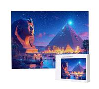 Jigsaw Puzzles for Adults 5000, Puzzle for Adults, Challenging Puzzle Educational Games, Puzzles Game for The Whole for Women, Gifts for Men, Home Decoration, Theme:（Egyptian Pyramids) z-6