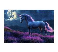 Jigsaw Puzzles for Adults 5000, Unicorn Jigsaw Puzzles for Adults, Moon Jigsaws Puzzle Game, Wooden Puzzle with Exquisite Packaging Box, Gift for Women, Men, Christmas, Challenge High Difficulty P-82