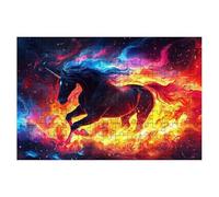 Jigsaw Puzzles for Adults 5000, Unicorn Jigsaws 5000 Pieces for Adults, Impossible Jigsaws Puzzle Challenging Game for The Whole, Wooden Jigsaw Puzzles for Gifts for Women Men, Decor Theme:Flame -2336