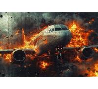 Jigsaw Puzzles for Adults 5000 War 5000 Piece Jigsaw Puzzles for Adults, Challenging Puzzle Educational Game for The Whole for Women Gifts for Men Wall Art Room Decor Airplane 64x42 inch RXPT-5281