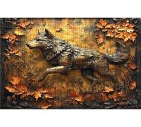 Jigsaw Puzzles for Adults 5000 Wolf 5000 Piece Jigsaw Puzzles for Adults, Challenging Puzzle Educational Game for The Whole for Women Gifts for Men Wall Art Room Decor Tree 64x42 Inches RXPT-8869