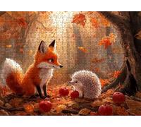 Jigsaw Puzzles for Adults 5000P, Large High Definition Puzzle Wooden, Relaxing Mind Game for Stress Relief, Creative Hobby,Wall Decor, Gifts for Men Women 61.6 x 41.5 inches Cartoon Hedgehog f0-544