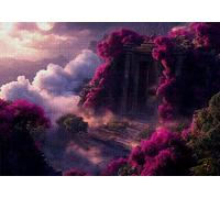 Jigsaw Puzzles for Adults 520 Landscape Impossible Jigsaw for Adults Educational Games Dream Puzzle 520 Pieces Suitable Beginners and Girl Aged 14 up Also Women and Men Beautiful Gifts 52x38cm C-837