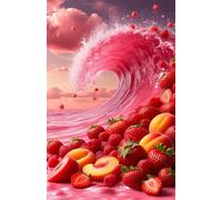 Jigsaw Puzzles for Adults 520 Pieces Impossible Hard Difficult Challenging Puzzles for Adults 520 Pieces Puzzle Wave Strawberry