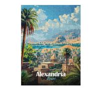 Jigsaw Puzzles for Adults 52x38cm/1000pcs Alexandria, Egypt Travel Jigsaws for Adults Fun Games Perfect Decoration Challenging To Complete 52x38cm/1000pcs