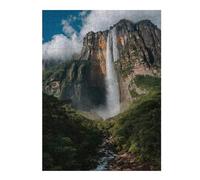 Jigsaw Puzzles for Adults 52x38cm/1000pcs Angel Falls Amazon Rainforest Puzzles for Adults Brain Teaser Game Wall Art Educational Challenge 52x38cm/1000pcs