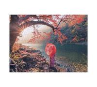 Jigsaw Puzzles for Adults 52x38cm/1000pcs Autumn Serenity A Japanese Landscape Puzzle Jigsaws for Adults Fun Games Perfect Decoration Challenging To Complete 52x38cm/1000pcs